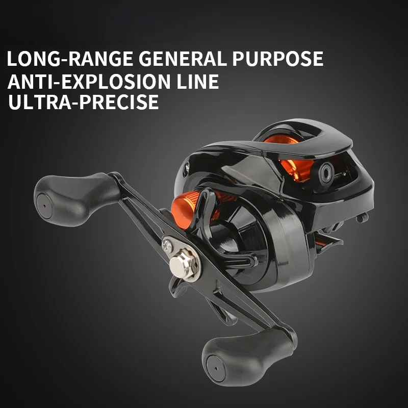 Рыболовная Катушка FISHIX Baitcast 5 + 1 Шарикоподшипники Металлическое Сиденье Гладкая