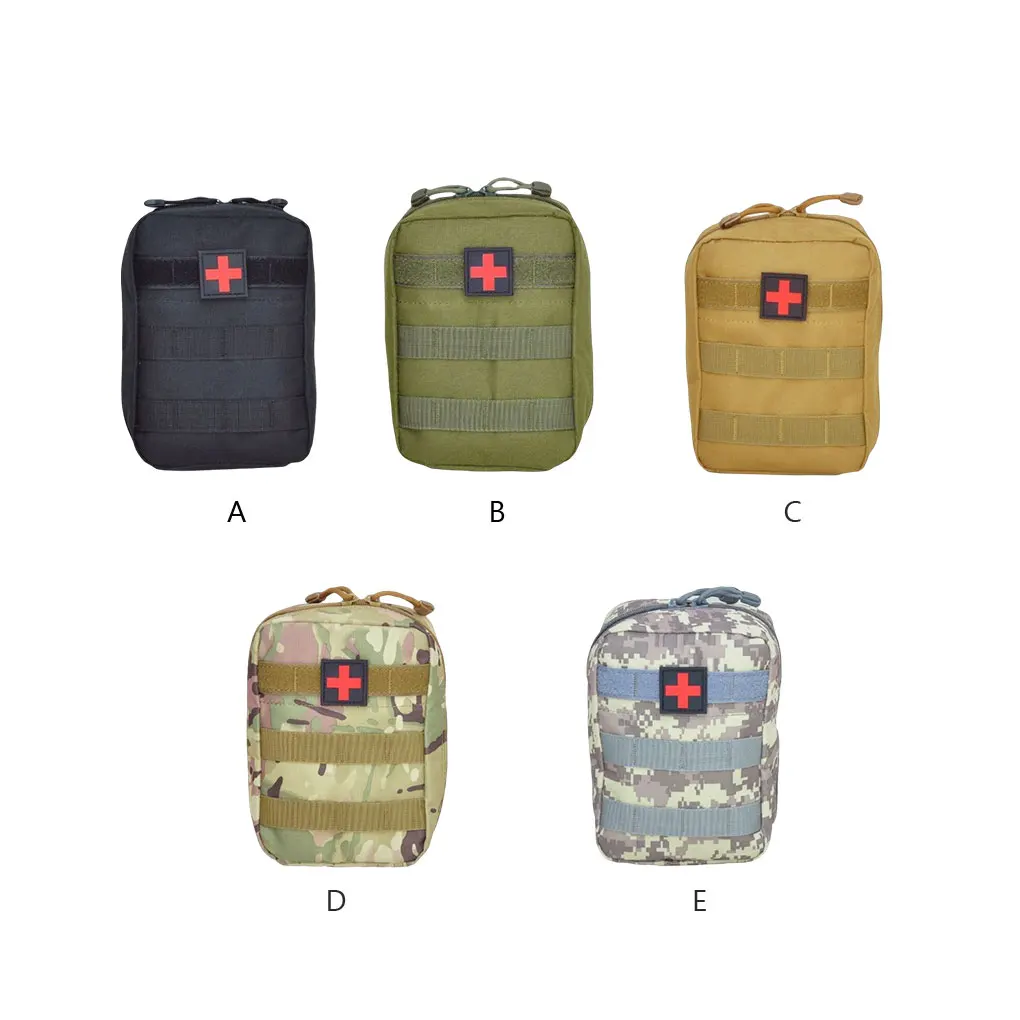 

Camping Emergency First Aid Bag Empty Outdoor Pouch Backpacking Organizer Oxford Cloth Tourist Camper Survival Green