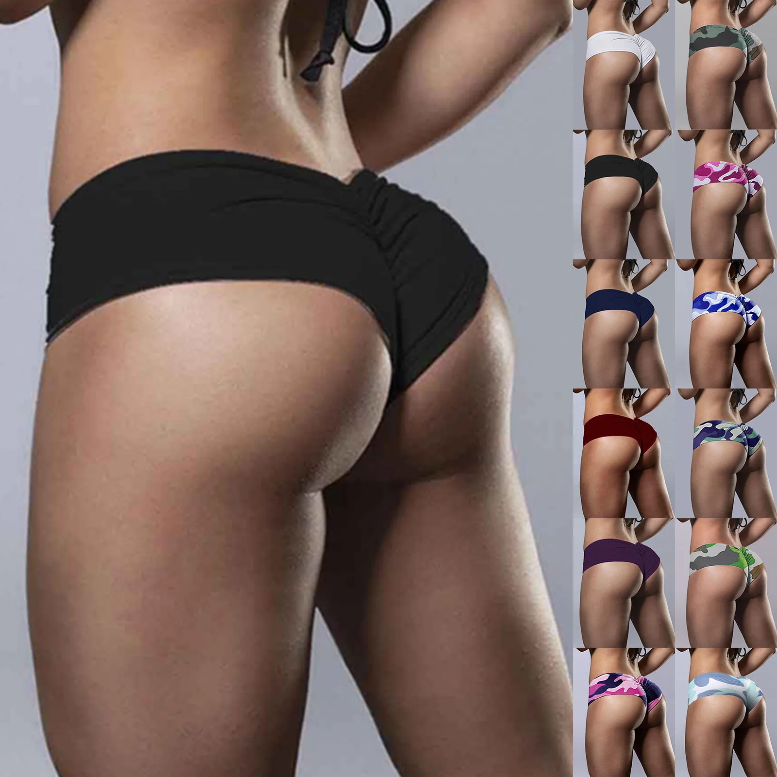 

Women Basic Slip Bike Shorts Compression Workout Leggings Shorts Capris Bikini Bottoms Swimming Pants for Men with Mesh Liner