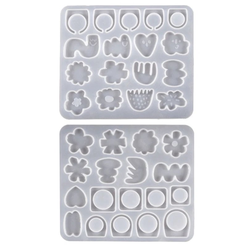 

Irregular Flower Ring Silicone Molds Epoxy Resin Castin Molds for DIY Craft Projects, Rings Jewelry Making Nonstick