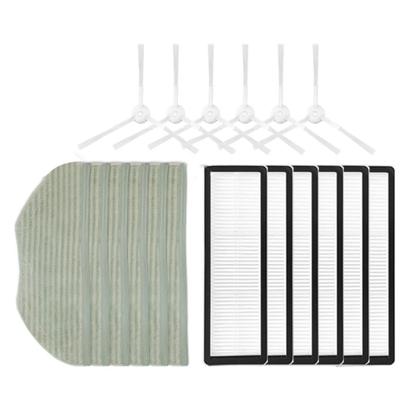 

18PCS Accessories Kit For Mijia Anti-Winding Sweeping And Dragging Robot STFCR01SZ Vacuum Cleaner Mop Filter Side Brush