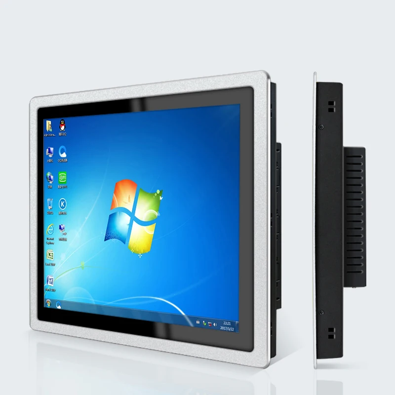 

10.4/12.1/15 Inch Industrial AIO Computer Capacitive Touch 17"19" Core i7-5500U 4GB RAM 64GB SSD Cabinet Embedded Tablet