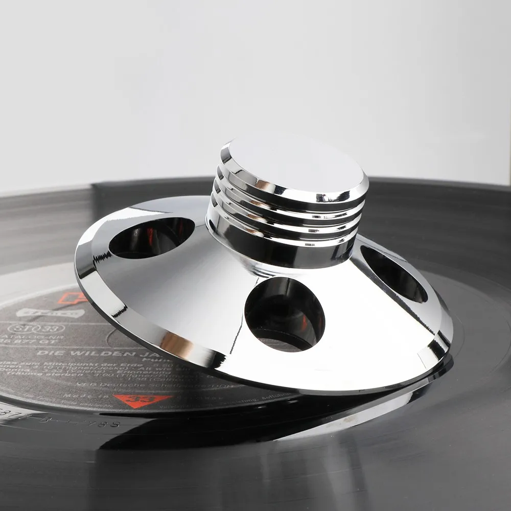 Audio LP Vinyl Turntables Metal Disc Stabilizer Record Player Weight Clamp HiFi LP107g