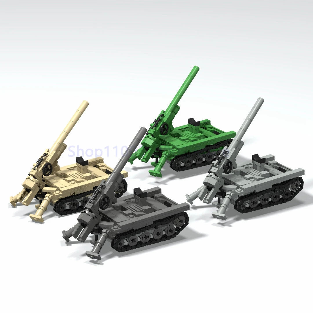 

Строительные блоки, игрушки, военное оружие, AMX танк, разрушитель, танки Второй мировой войны, обучающая креативная игрушка для детей, подарк...