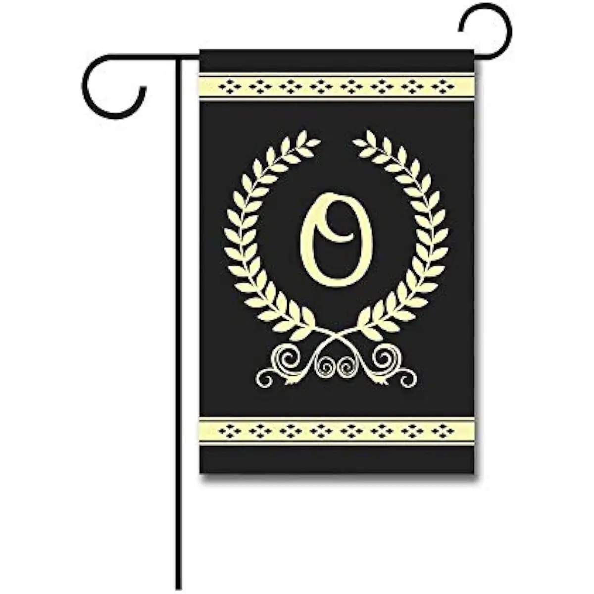 

Olive O Garden Flag Initial Small Yard Banner for Outdoor Print Home Farmhouse Outside Decor