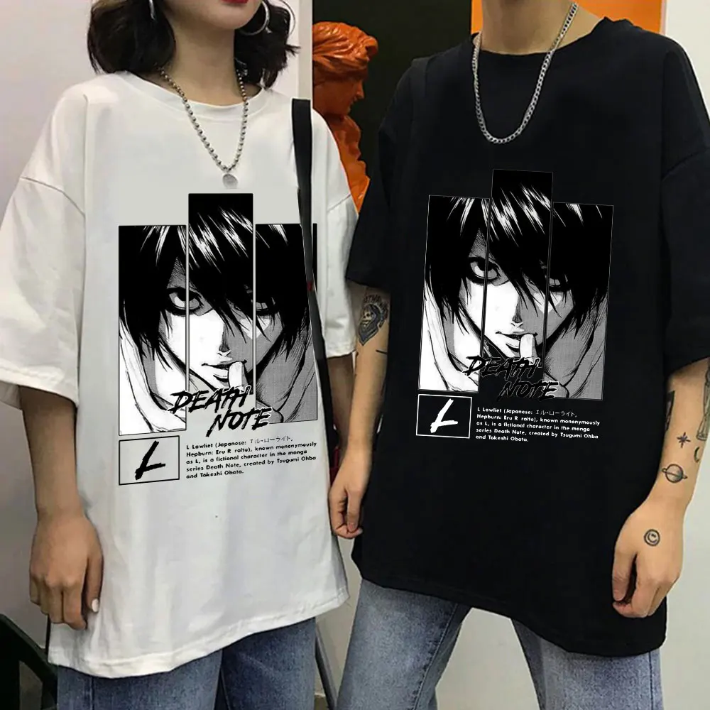 

Футболка унисекс оверсайз с принтом аниме «Death Note»