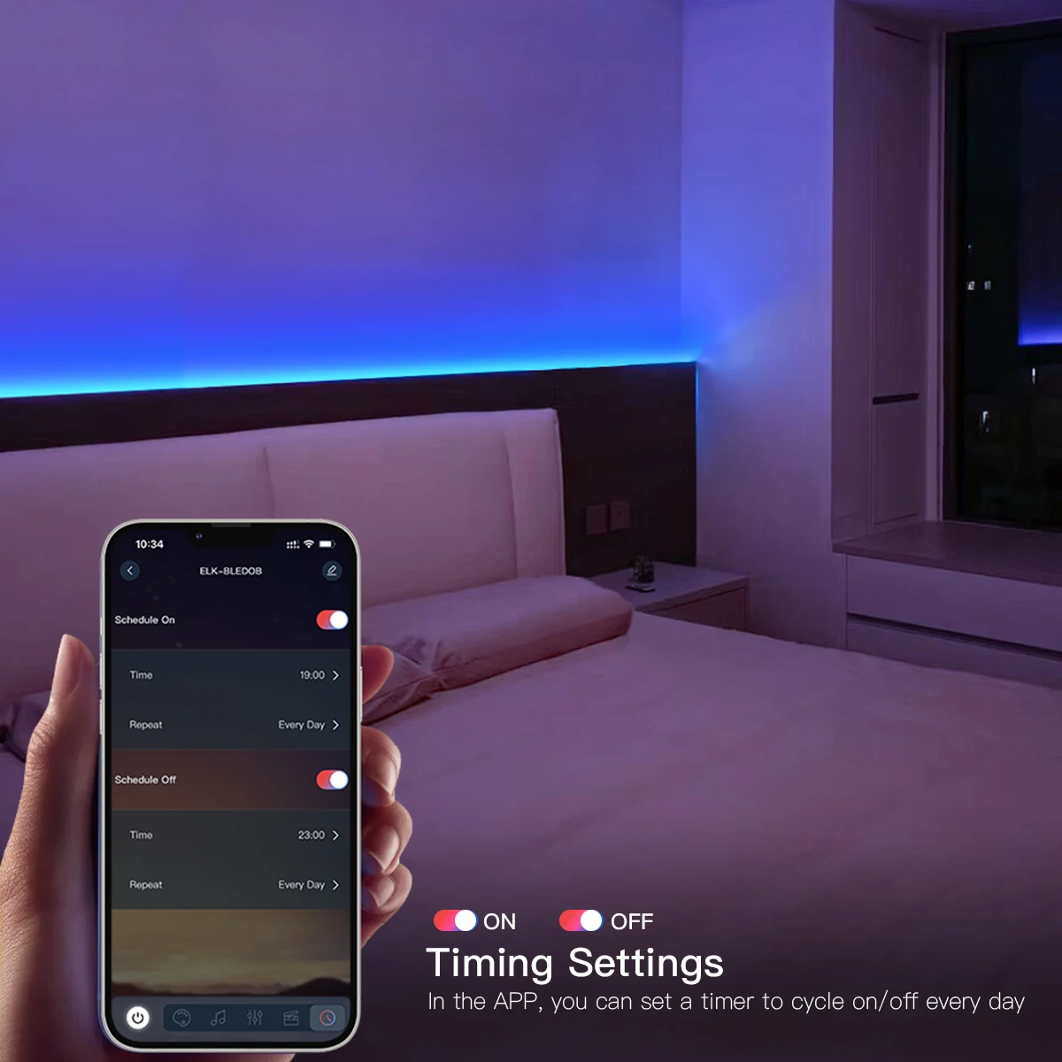 Гибкая лента для украшения комнаты спальни 5 В RGB