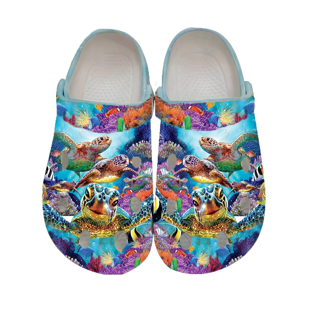 

Women's Men's Classic Clogs of Characters Animals Flowers Print for Woman Man Beach Sports Water Shoes Slip On Female Sandals