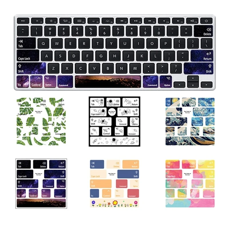 

Keyboard Cover Stickers for macair Laptop PC Keyboard Computer Standard Letter Layout Keyboard Covers Film