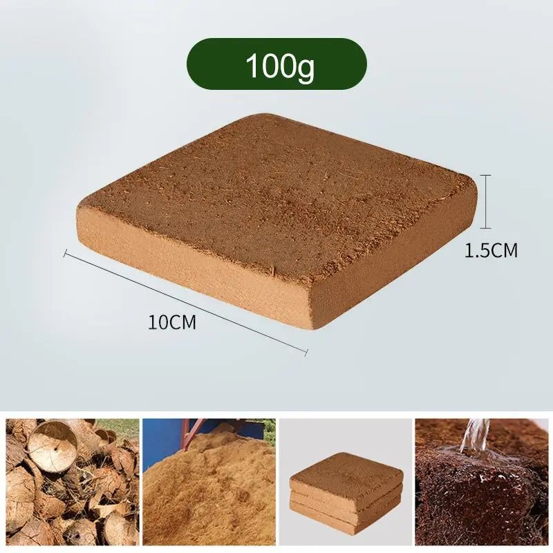 Фото Coir пеллетная почва из кокосового волокна, пеллетка из кокосового волокна, питательная почва, легкое растение, сжатая основа, Кокосовая пеллетка, почва, цветы, овощи №1