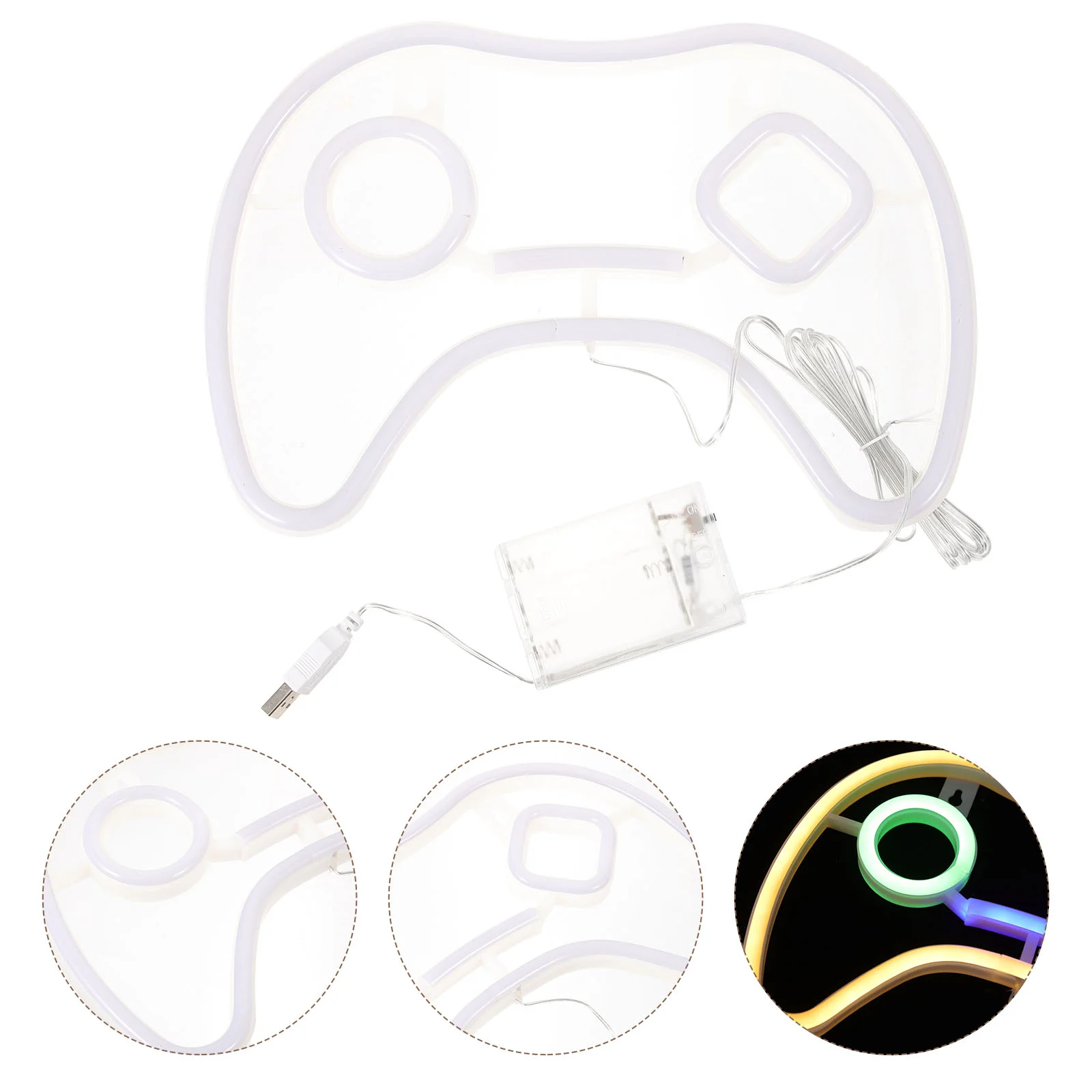 

Game Console LED Neon Light Chic Fashion Lamp Decor Birthday Party Decorations Sign