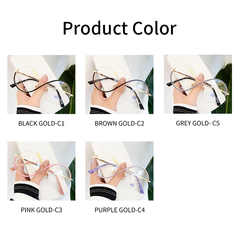 KatKani новая модная индивидуальная круглая оправа для очков в стиле ретро женская