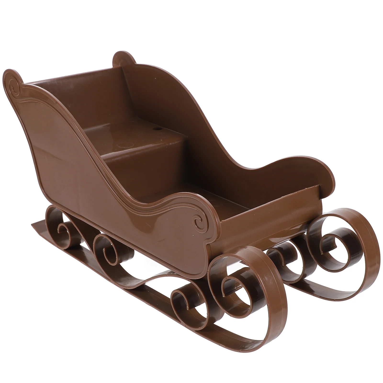 

Christmas Santa Sleigh Christmas Sleigh Basket Candy Dish Bowl Container Desk Fireplace Mantle Tabletop Sled Xmas Tree Hanging