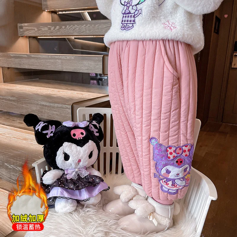 Хлопковые штаны Sanrio для девочек Kuromi