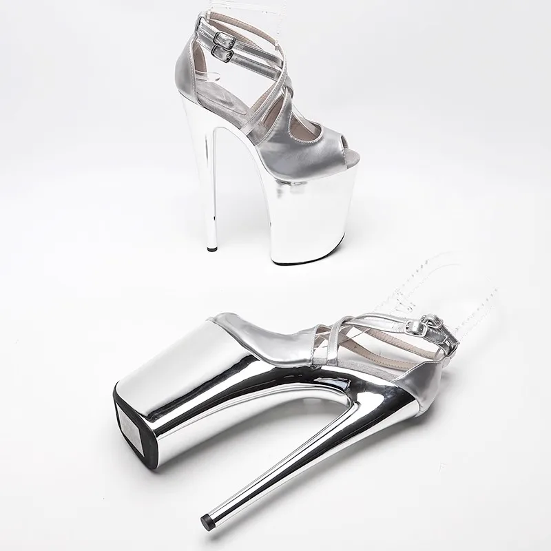 Женские новые сандалии из искусственной кожи 20 см/8 дюймов пикантные