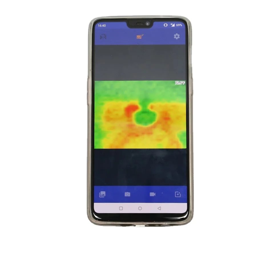 

Wholesale in stock 320*240 resolution termal IR HT-201 android thermal camera mobile for cell phone ht201 oem odm obm