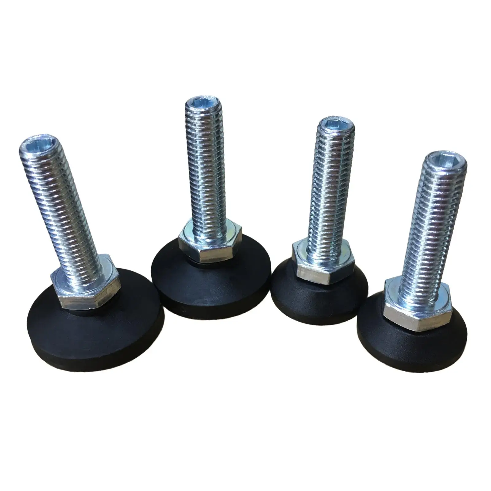 

4Pcs Leveling Feet M10 Threaded Furniture Glide Leveling Adjustable Table Leveling Feet Pad for Furniture Cabinet Cabinets Bench