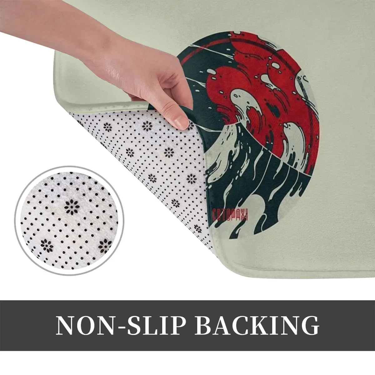 Cotopaxi Facecloth нескользящий напольный коврик с вышивкой толстые и удобные прочные