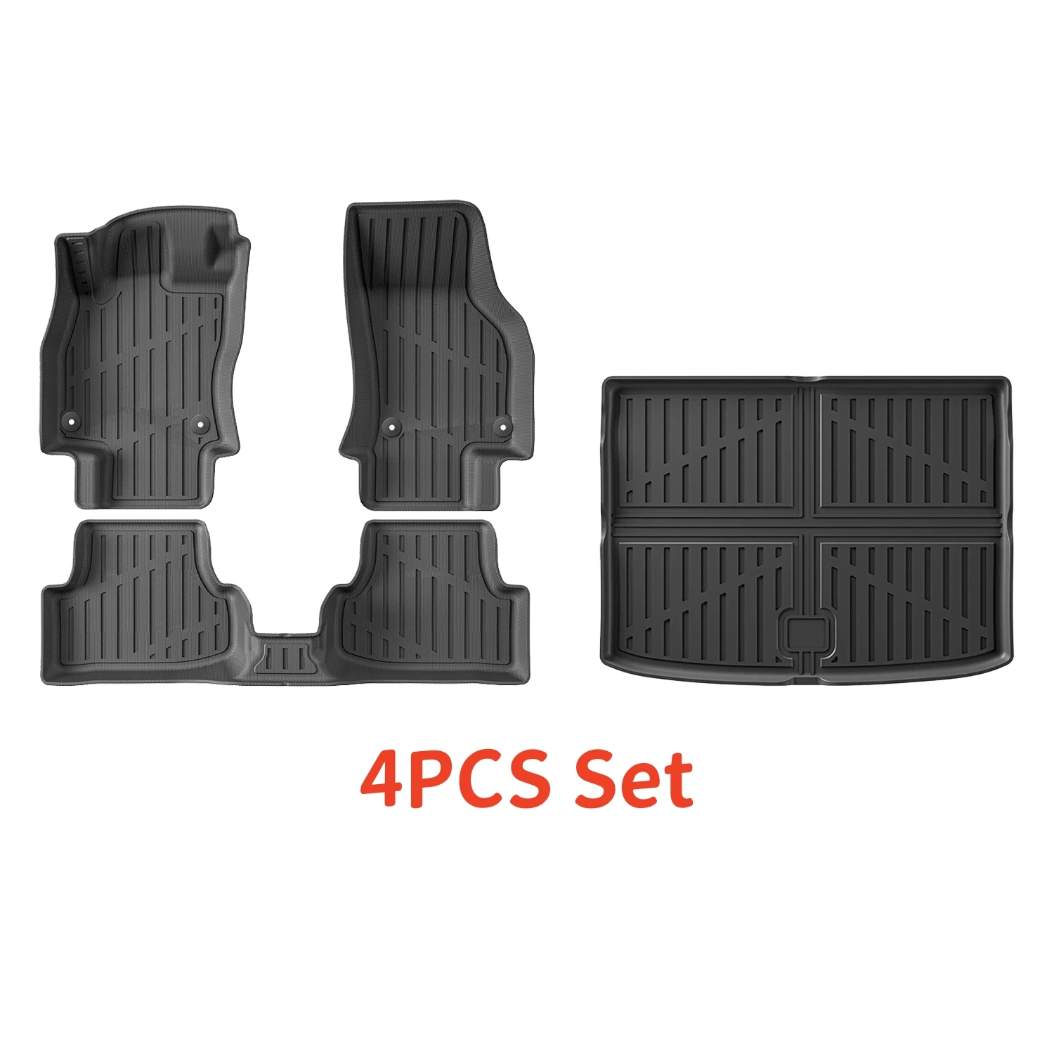 

Для Audi A3 Sportsback 2024 2025 TPE Коврики и коврики в багажник, 3D водонепроницаемые противоскользящие коврики на спинку (не для моделей лимузин)