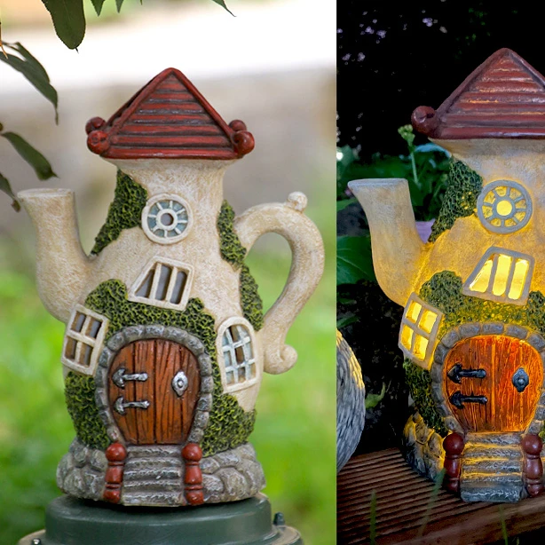 Садовое украшение для двора креативные уличные полимерные поделки в форме