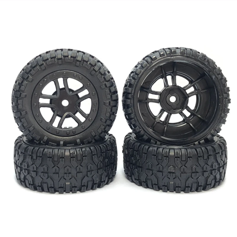 4Pcs Tire Tyre Wheel PX9300-21 For Pxtoys Enoze 9300 9302 9300E 9302E 9303E 9304E 1/18 RC Car Spare Parts Accessories