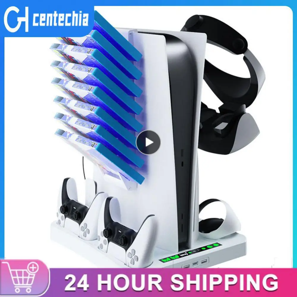 

Charging Dock For Storage Rack Game Disc/helmet Handle Charging Stand 2023 For Psvr2/ps5 Cooling Base