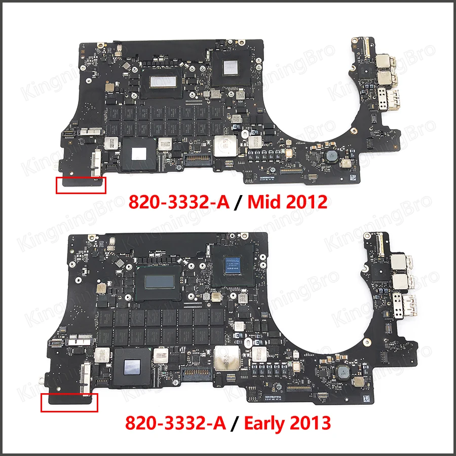Оригинальная материнская плата A1398 с радиатором для Macbook Pro Retina 15 дюймов Core i7 8 Гб 16