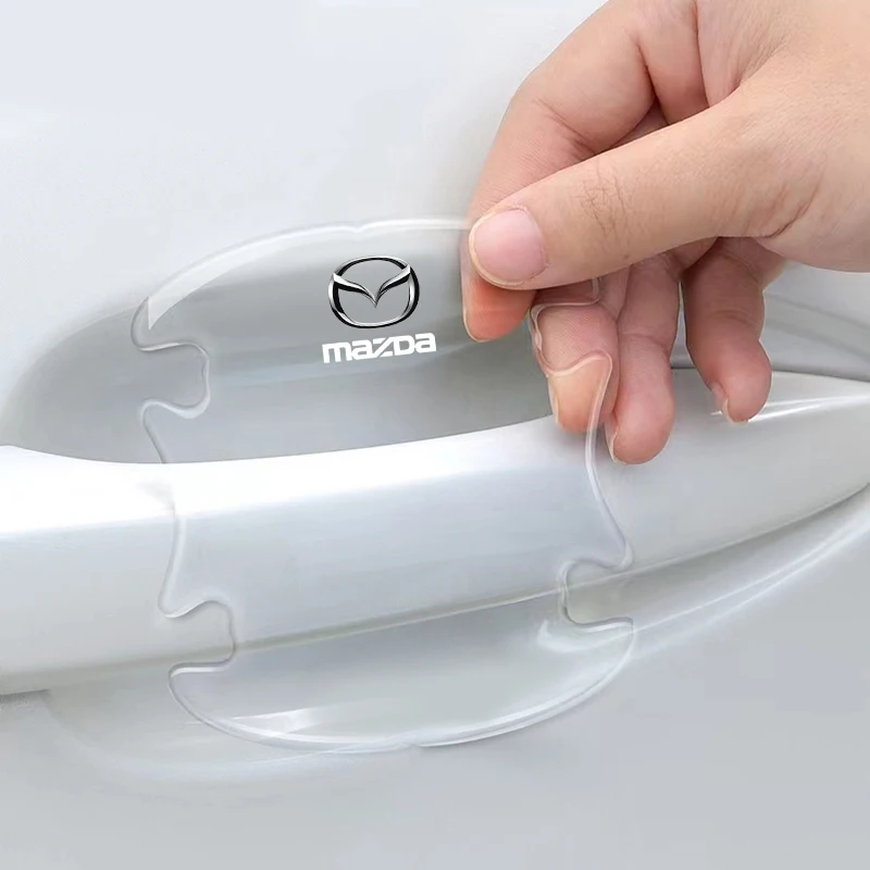 Mazda 3 6 Atenza Axela Demio CX3 CX5 MP Дверная Ручка Автомобильная Наклейка Защитная Пленка