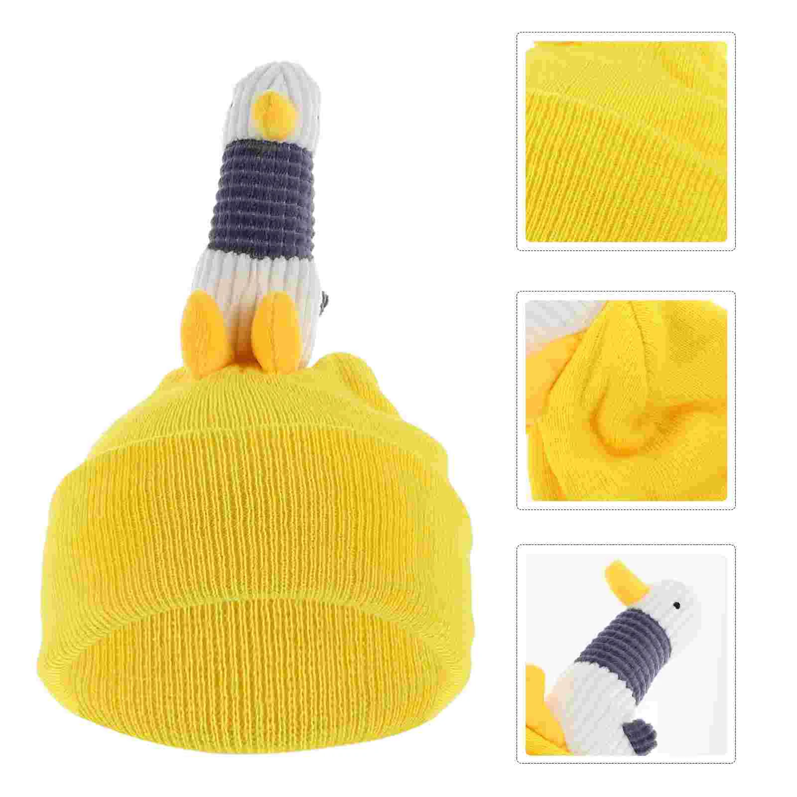 

Cover Covers Skiing Protector Winter Beanie Supplies Ski Hat Decorative Adorable Cartoon Knitted Cap General Elastic Snow