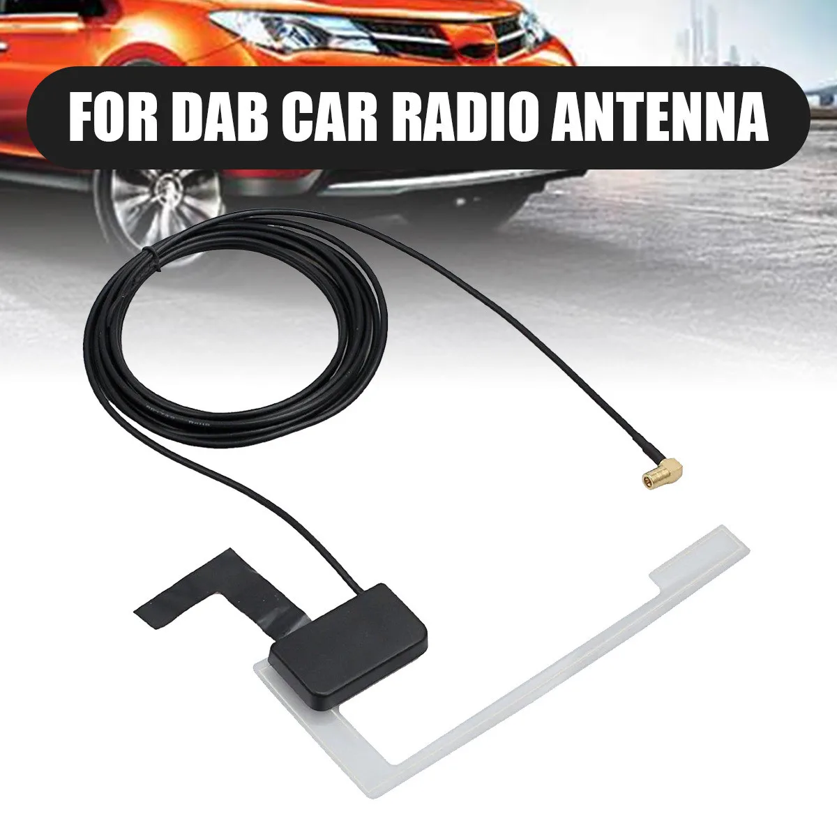 

Автомобильная цифровая радиоантенна DAB, Ариэль, с креплением в стекло, 3 м