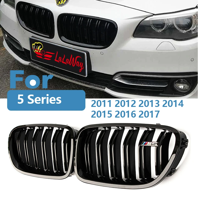 

For BMW 5 Series 523 525 F10 F18 F07 2011-2017,Honeycomb Mesh Fog Light Open Vent Grille Intake Cover Grill Parts