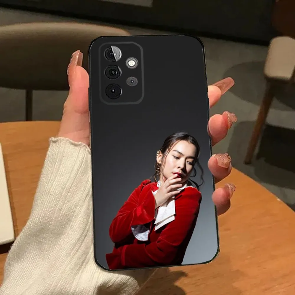 Singer M-Mitski Phone Case For Samsung Galaxy A91 A80 A73 A72 A53 A52 A32 A31 A22 A21s A20 Soft Black Cover