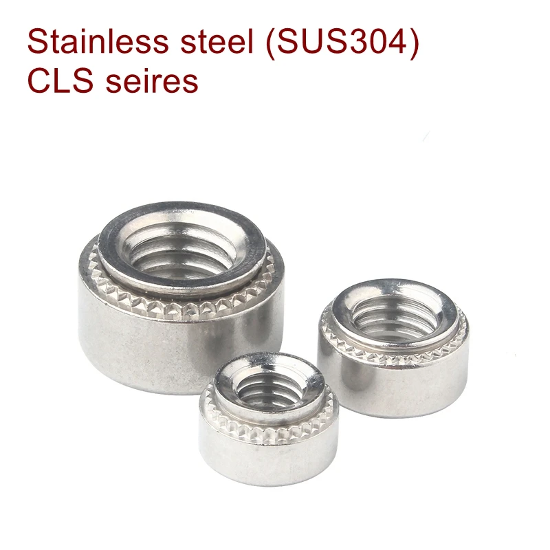 

Self Clinching Nuts CLS-M2 M2.5 M3 M4 M5 M6 M8 M10-0,1,2 Stainless Steel SUS304 Pressure riveting nut Press nut