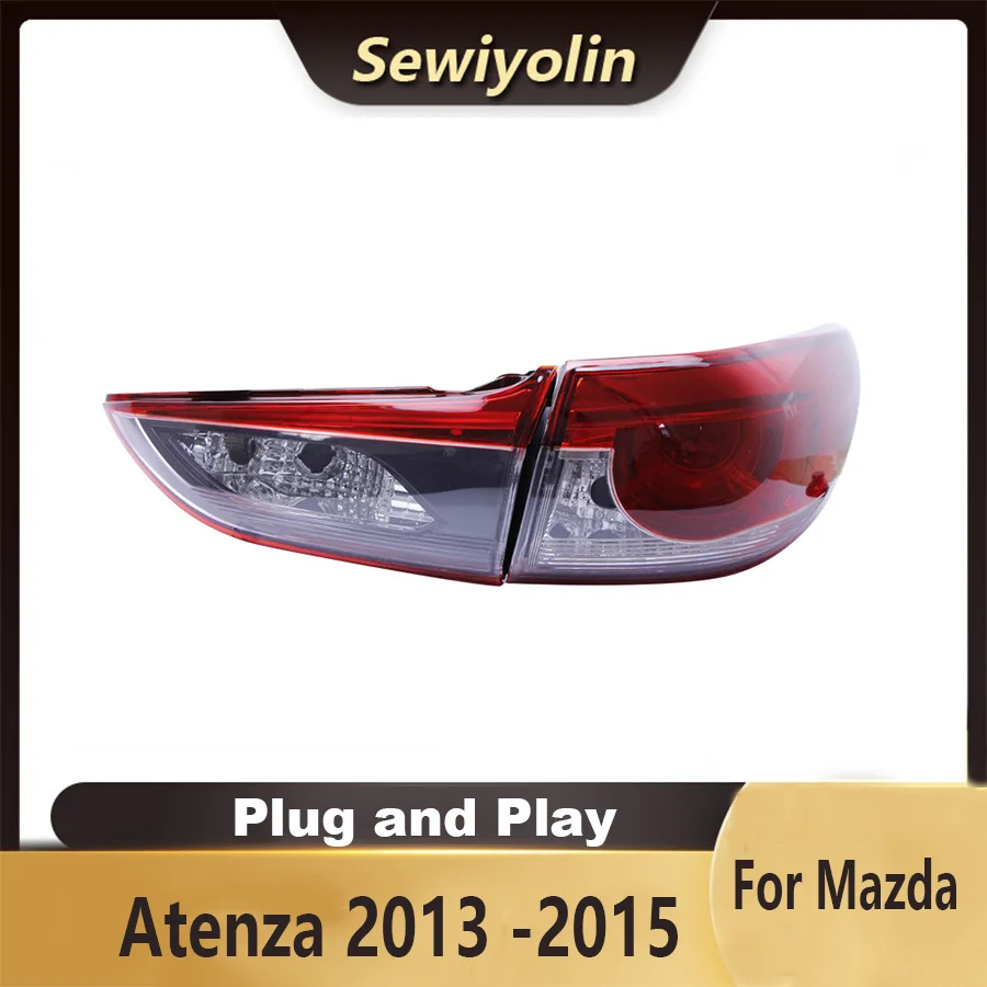 Для Mazda Atenza 2013-2015 АвтозапчастиАнимация Светодиодные фонари для прицепа Задний