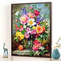 full drill 5d diy diamond painting flower butterfly diamond embroidery flowers cross stitch modern wall painting art home decor