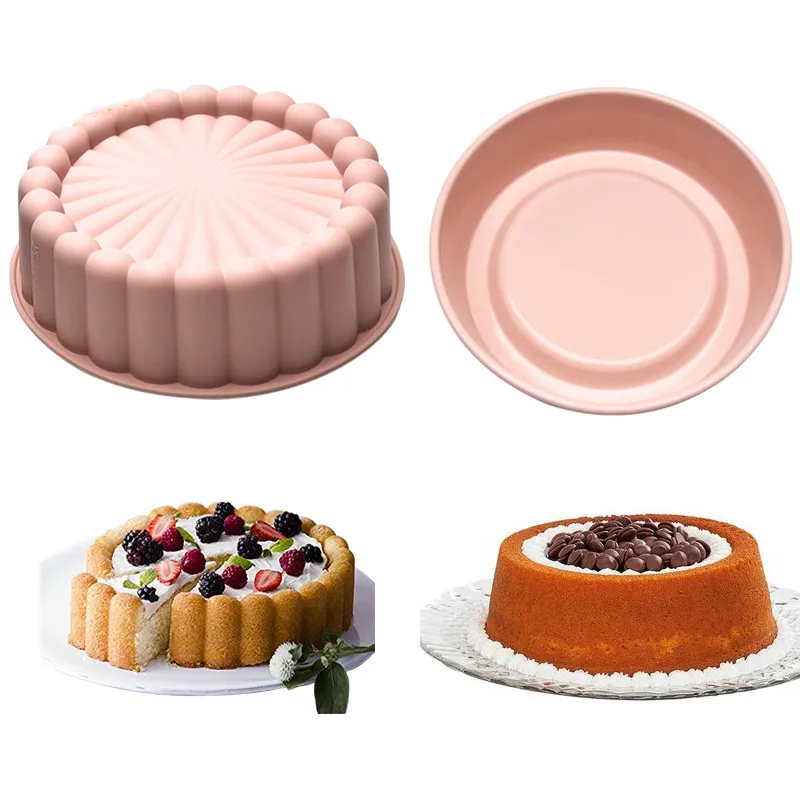 

Круглая форма для торта в форме подсолнуха, силиконовая форма для выпечки, большой инструмент для выпечки, форма для изготовления лезвия торта