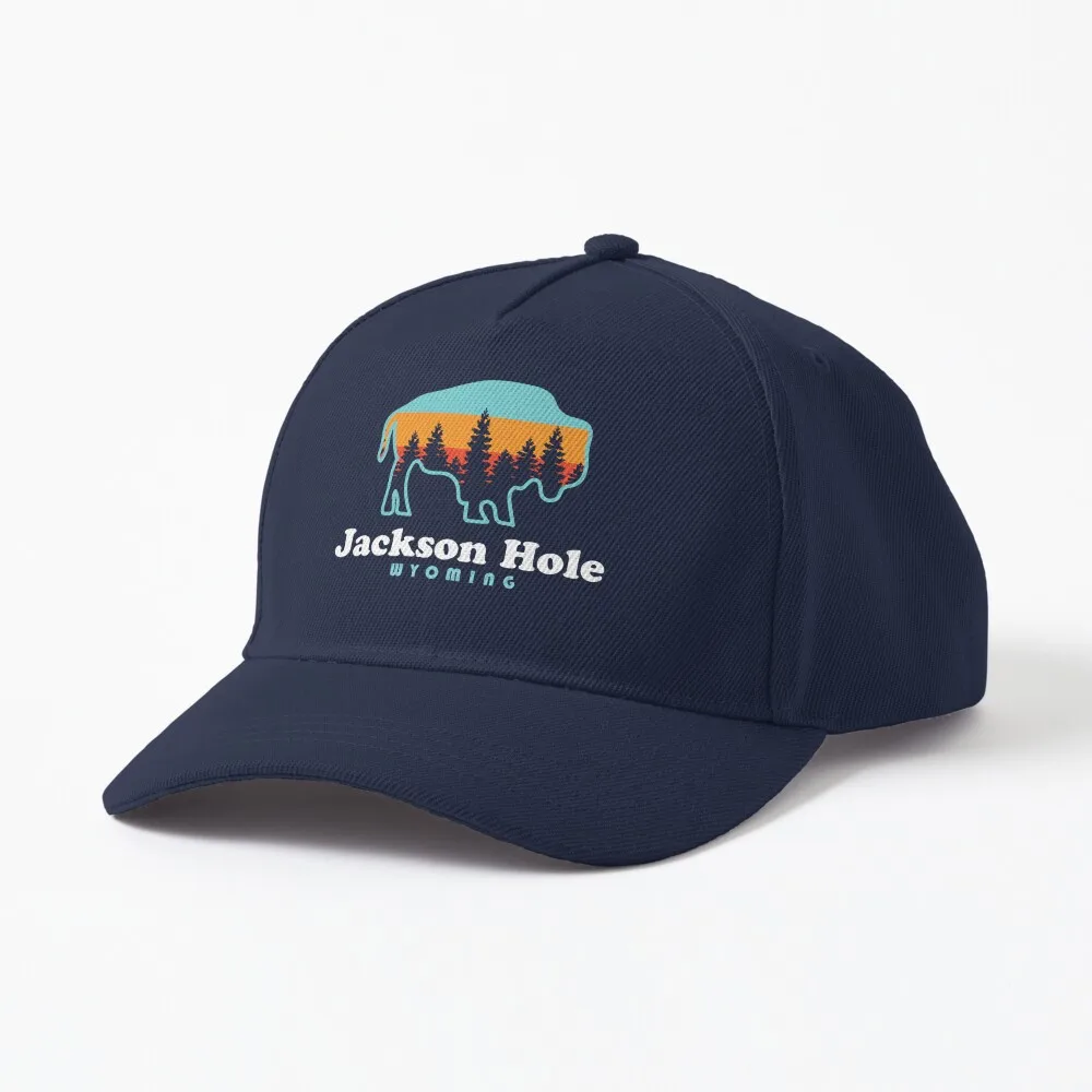 

Шапочка Grand Tetons Jackson Hole Wyoming Bison Retro, разработана и продается yelly123