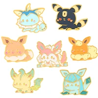 japanese anime enamel pins cute elf animal brooch for clothes backpack lapel badges collection fashion jewelry accessories gifts