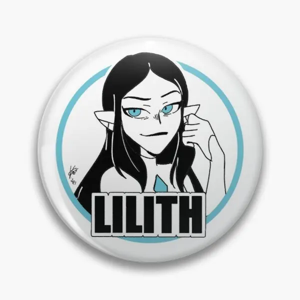 

Настраиваемая мягкая булавка для пуговиц Toh 7 Lilith, подарок, украшение, креативная булавка для лацкана, металлическая забавная Милая женская ...