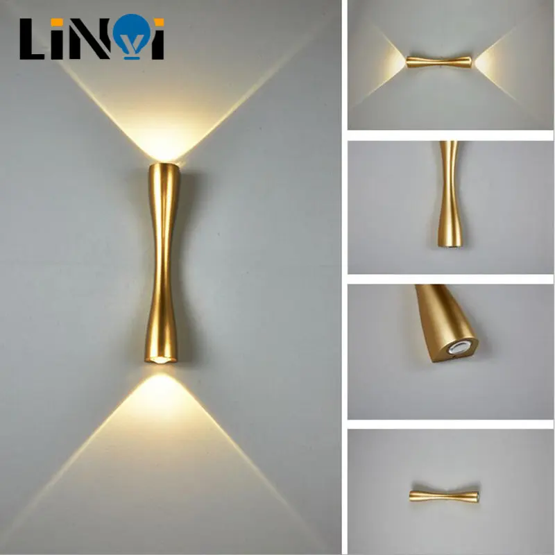 

Modern Waterproof Minimalist LED Wall Lamp Hotel Outdoor Aisle Corridor Stairs Living Room Bedroom Bedside Interior Wall Light