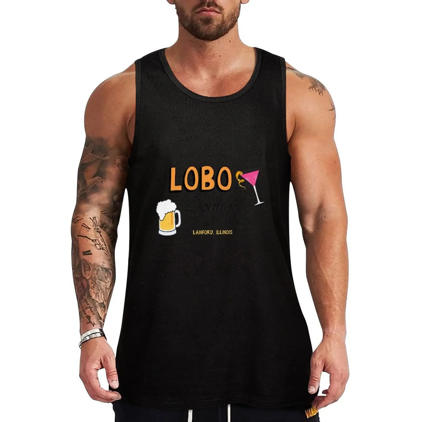 The Lobo Lounge-Roseanne майка японская футболка спортивная рубашка без рукавов мужская