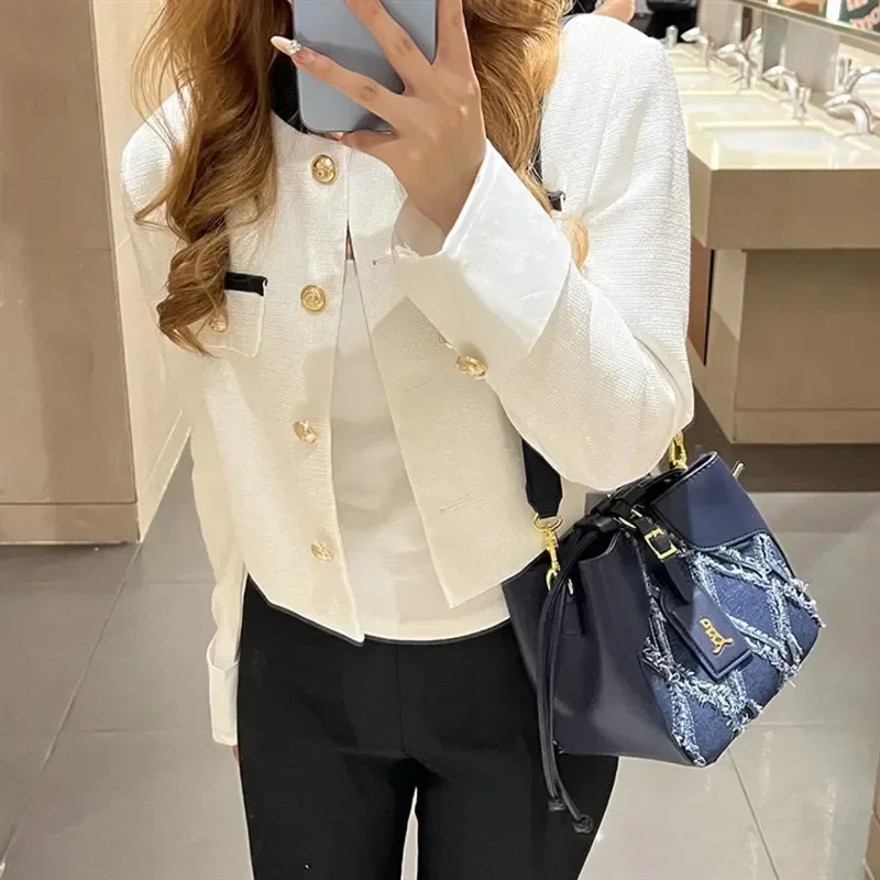 

Luxurious Denim Bucket Bags Women's Bag 2023 New High-grade Feeling Small Purse One-shoulder Satchels Sac Gg Cc