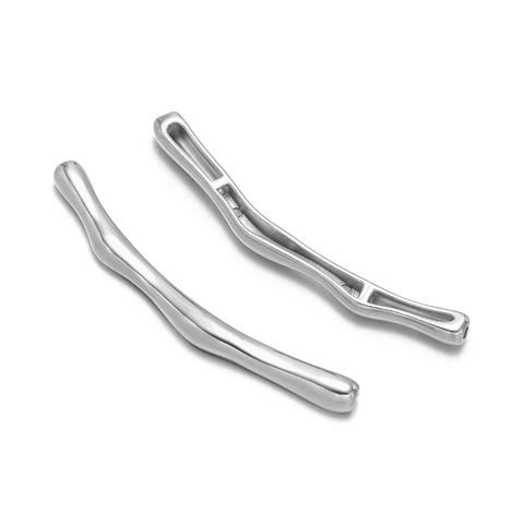 Подвески-талисманы Luksteel, нержавеющая сталь, золотистые, 65 мм, 5 шт.