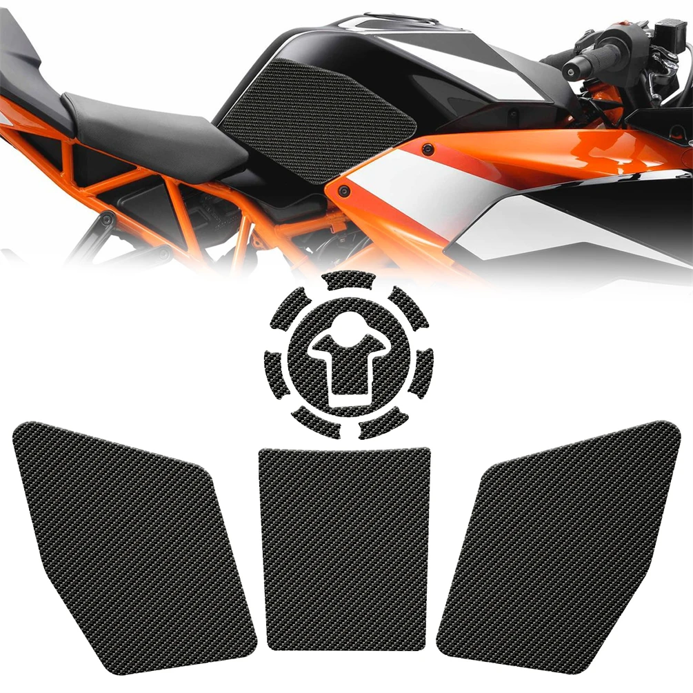 RC390 противоскользящие наклейки на топливный бак крышка бензобака защитная