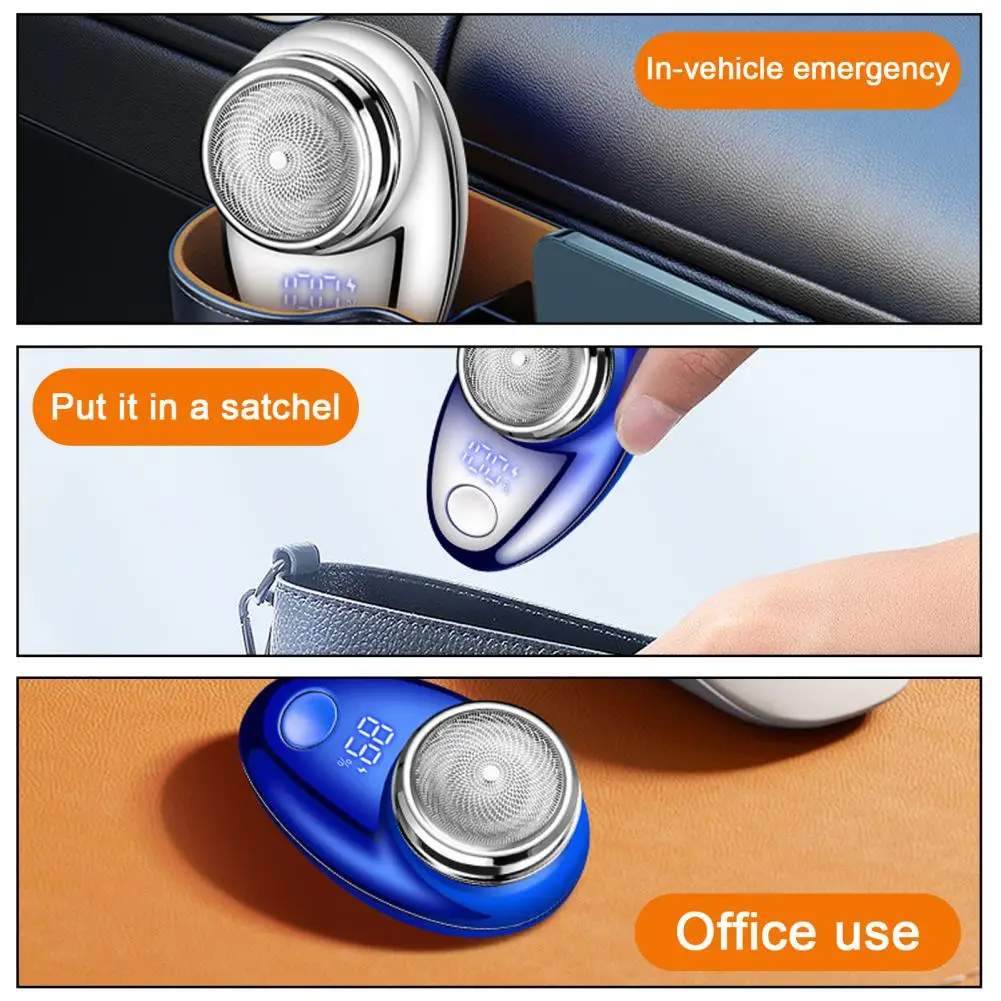 Электробритва Мужская портативная электробритва с цифровым дисплеем