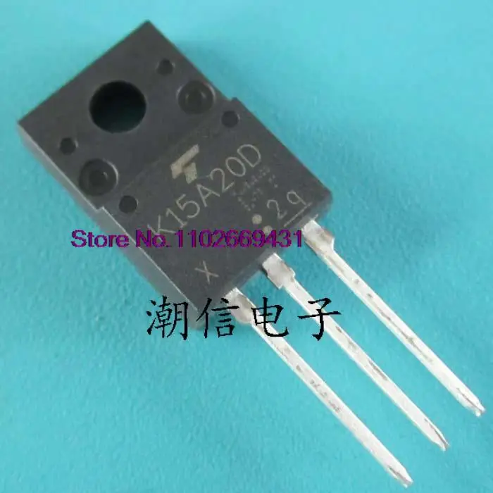

5PCS/LOT K15A20D TO-220F15A 200V