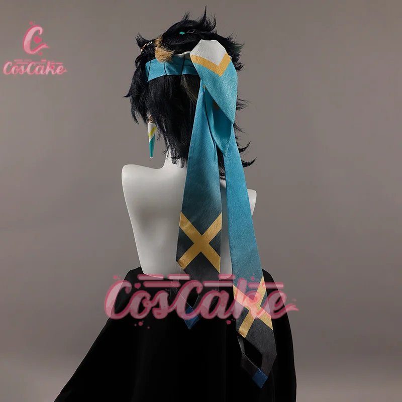 Genshin Impact Kinich Косплей Костюм Парик Turnfire Hunt Униформа Серьги Повязка Для Волос