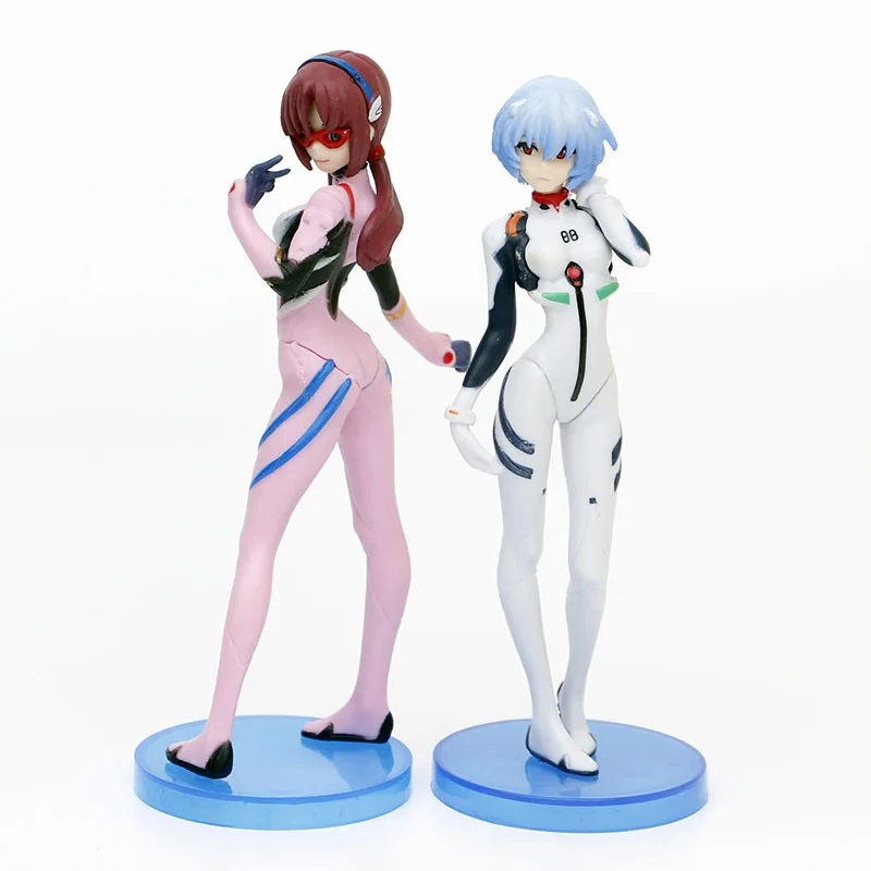 Anime Evangelion Eva Figure Ayanami Rei Asuka Langley Soryu Action Figures Pvc Model Hand Made Dolls Toy Gift Ornament Gifts images - 6