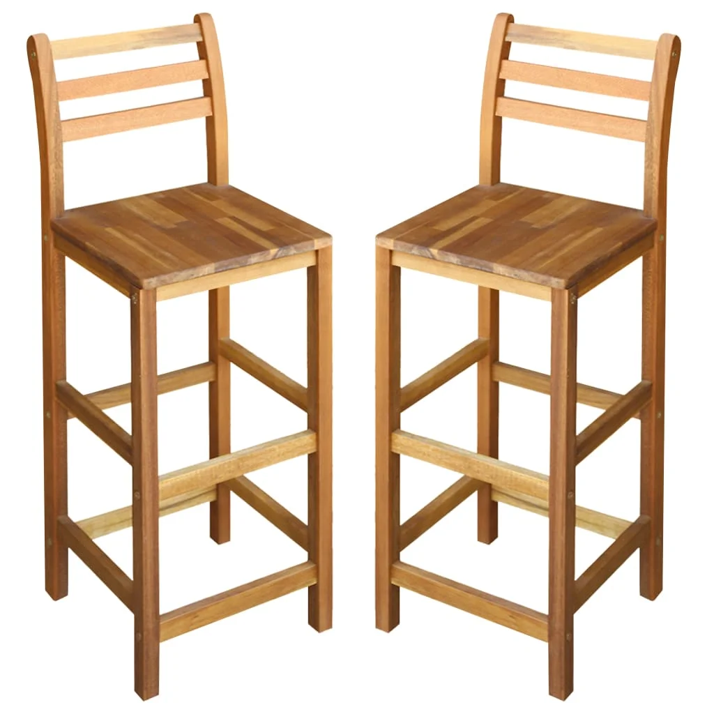 Bar Stool Chair Counter Stools Set of 2 Kitchen Home Chairs Decor Solid Acacia Wood
Bar Stool Chair Counter Stools Set of 2 Kitchen Home Chairs Decor Solid Acacia Wood
