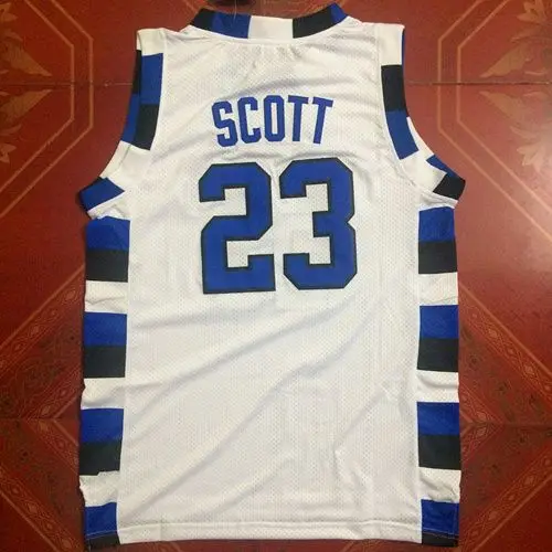 

Mens One Tree Hill Nathan Scott 23# 3# Ravens Top Quality Basketball Jersey Stitched Embroidery